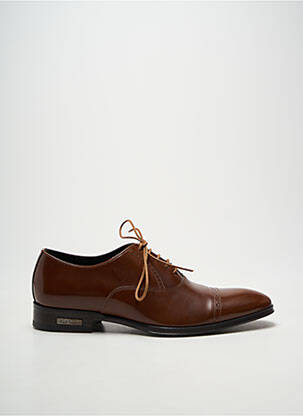 Derbies bout carré talon bas marron PAUL SMITH homme