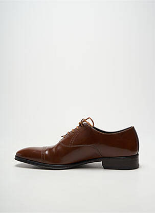 Derbies bout carré talon bas marron PAUL SMITH homme