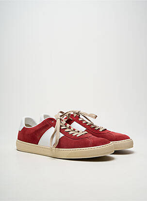 Baskets semelle amovible bout rond rouge PAUL SMITH homme