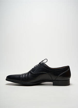 Derbies bout pointu talon bas noir SANTONI homme