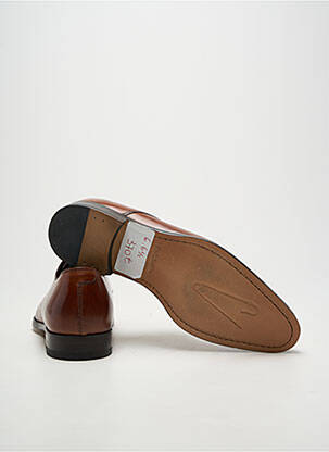 Derbies tissage satiné talon bas marron PAUL SMITH homme