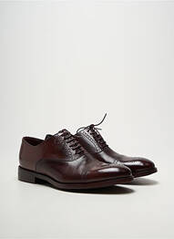 Derbies tissage satiné talon bas violet PAUL SMITH homme