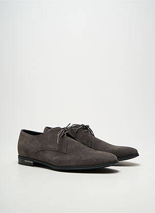 Derbies bout rond talon bas gris PAUL SMITH homme