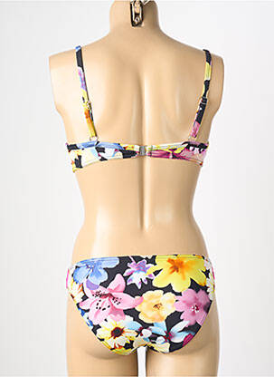 Maillot de bain 2 pièces stretch haut soutien-gorge push-up rose REGLISSE femme