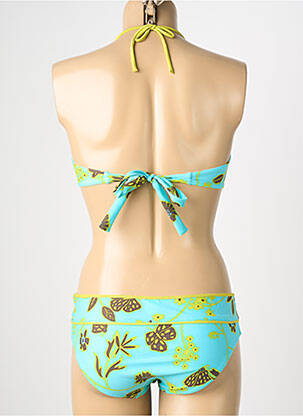 Maillot de bain 2 pièces haut soutien-gorge moulé haut soutien-gorge moulé bleu REGLISSE femme