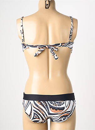 Maillot de bain 2 pièces stretch haut soutien-gorge moulé noir REGLISSE femme