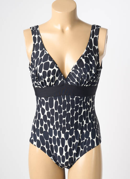 Maillot de bain 1 pièce imprimé fantaisie haut soutien-gorge balconnet noir REGLISSE femme