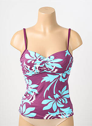 Top de bain  violet REGLISSE femme