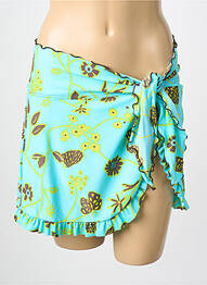 Paréo imprimé fantaisie bleu REGLISSE femme