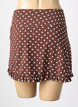 Paréo imprimé fantaisie marron REGLISSE femme