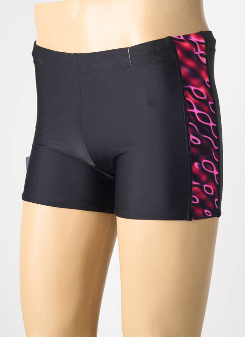 Short de bain imprimé fantaisie noir REGLISSE homme