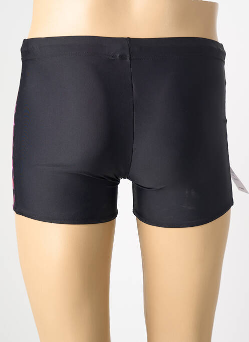 Short de bain imprimé fantaisie noir REGLISSE homme