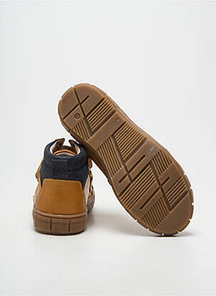 Bottines/boots fermeture scratch bout rond marron GBB garçon