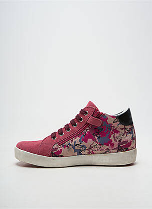 Baskets voute plantaire bout rond rose NATURINO fille