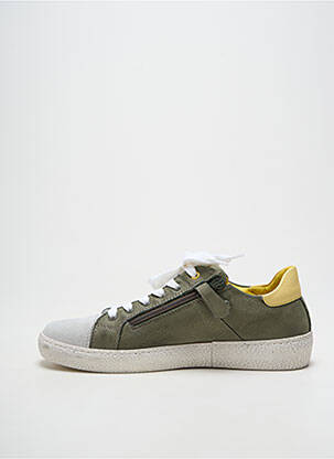 Baskets semelle amovible bout rond vert STONES AND BONES garçon