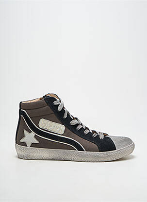 Baskets bout rond bout rond noir LUNELLA garçon