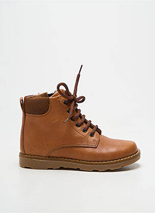 Bottines/boots semelle amovible bout rond marron BABYBOTTE garçon