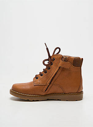 Bottines/boots semelle amovible bout rond marron BABYBOTTE garçon