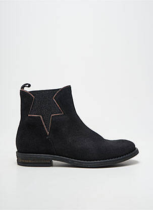 Bottines/boots talon bas talon bas noir ACEBOS fille