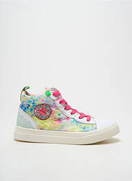 Baskets bout rond bout rond blanc ACEBOS fille