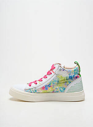 Baskets bout rond bout rond blanc ACEBOS fille