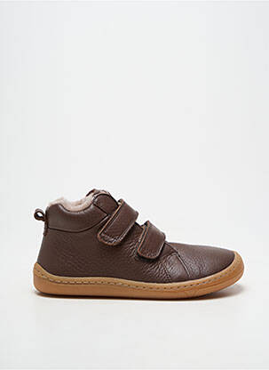 Bottillons fourrée bout carré marron FRODDO garçon
