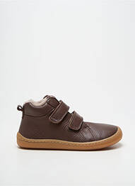 Bottillons fourrée bout carré marron FRODDO garçon