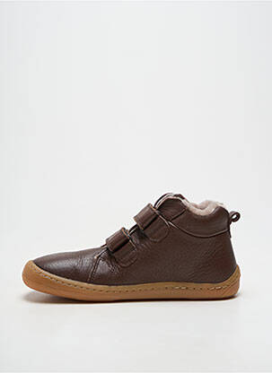 Bottillons fourrée bout carré marron FRODDO garçon