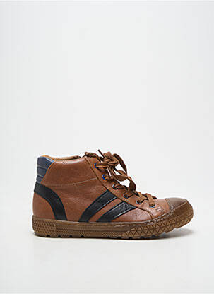 Bottines/boots semelle amovible bout rond marron BELLAMY garçon