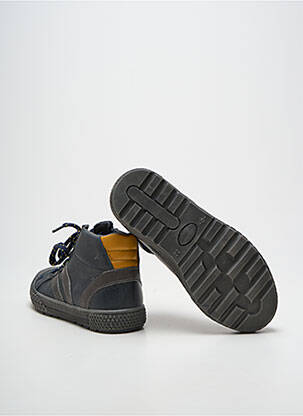 Baskets semelle amovible bout rond bleu BELLAMY garçon