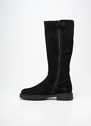 Bottes bout rond talon plat jusqu'à 3cm noir ACEBOS femme