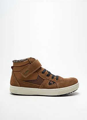 Baskets fourrée bout rond marron PRIMIGI homme
