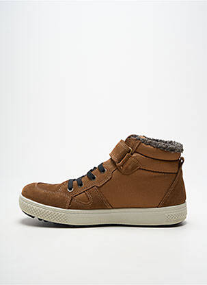 Baskets fourrée bout rond marron PRIMIGI homme