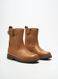 Bottines/boots fourrée talon bas marron FRODDO fille