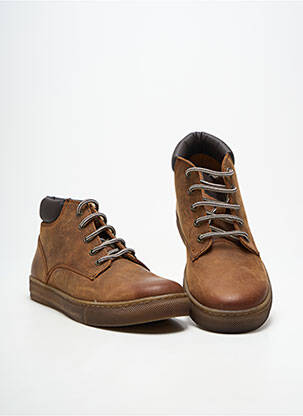 Baskets bout rond bout rond marron FRODDO homme