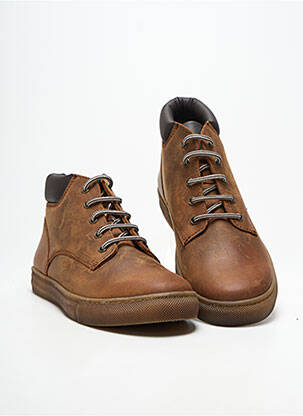 Baskets bout rond bout rond marron FRODDO homme
