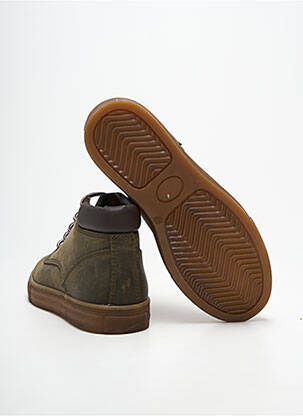 Baskets bout rond bout rond vert FRODDO homme