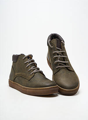 Baskets bout rond bout rond vert FRODDO homme