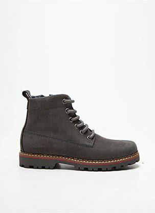 Bottines/boots talon bas talon bas gris REQINS garçon
