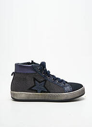 Baskets bout rond bout rond bleu REQINS fille