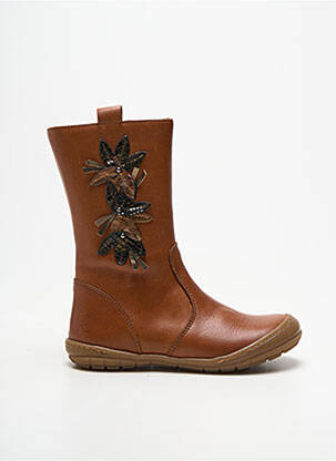 Bottes bout rond bout rond marron FRANCO ROMAGNOLI fille