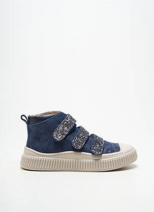 Baskets voute plantaire bout rond bleu FRANCO ROMAGNOLI fille