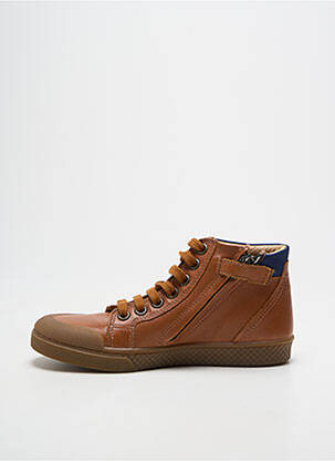 Bottines/boots semelle amovible bout rond marron TEN IS garçon