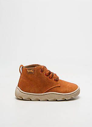 Bottillons semelle amovible bout rond orange STONES AND BONES garçon