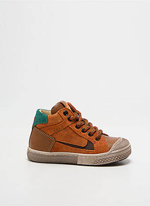 Baskets voute plantaire bout rond orange STONES AND BONES garçon