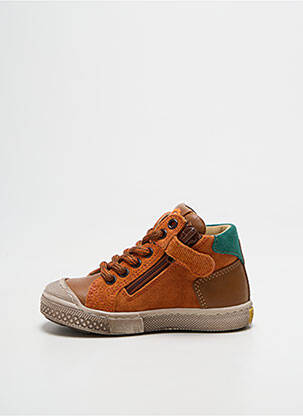 Baskets voute plantaire bout rond orange STONES AND BONES garçon