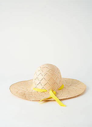 Chapeau  jaune COUSTILLERES femme