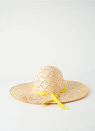 Chapeau  jaune COUSTILLERES femme