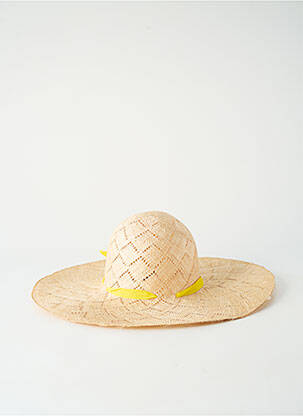 Chapeau  jaune COUSTILLERES femme