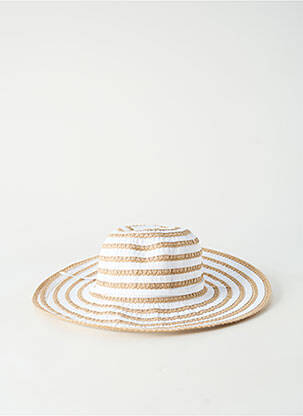 Chapeau bande anti-transpiration blanc AUREGA femme